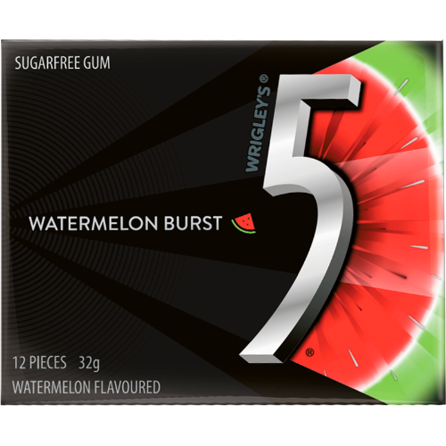Watermelon Sugar-Free Burst Chewing Gum 32g x 10