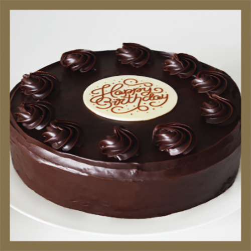 Happy Birthday Round Chocolate Cake 1.5kg