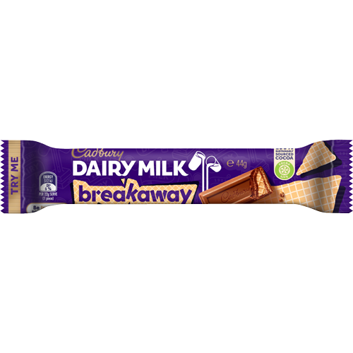 Cadbury Miraka Miraka Breakaway Pae tiakarete 42 x 44g