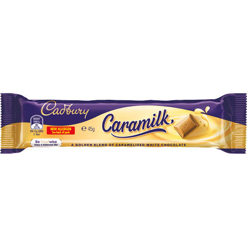 Cadbury Caramilk Chocolate Bar 48 x 45g