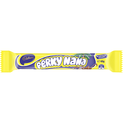 Cadbury Perky Nana Chocolate Bar 42 x 45g
