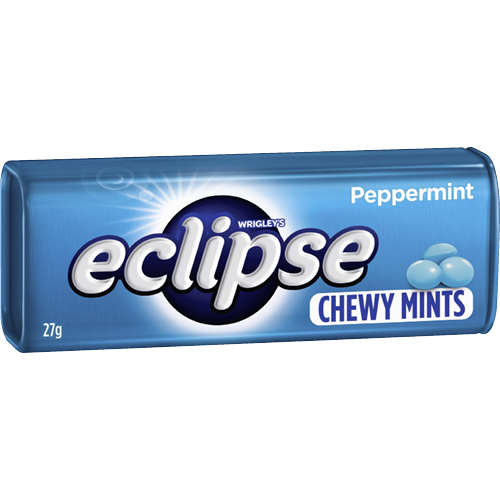 Eclipse Peppermint Flavour Chewy Mints 27g