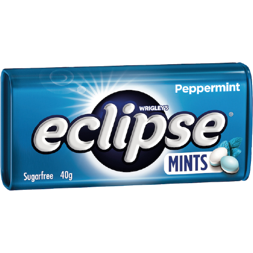 Eclipse Peppermint Sugarfree Mints 40g