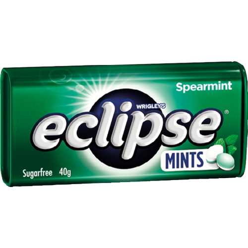 Eclipse Spearmint Sugarfree Mints 40g