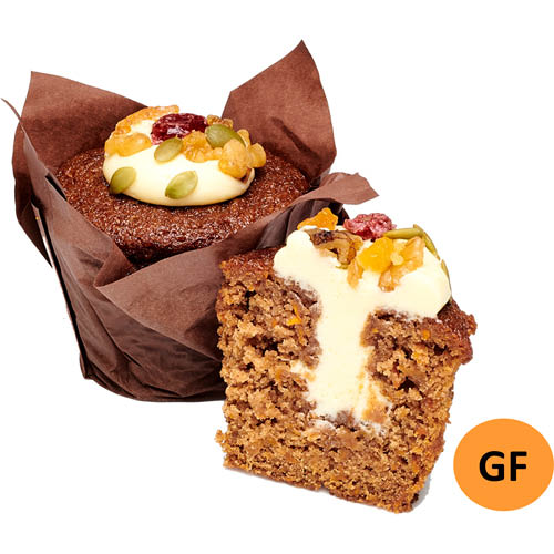 Gluten Free Carrot Cake Injected Individual Muffins 9 x 145g