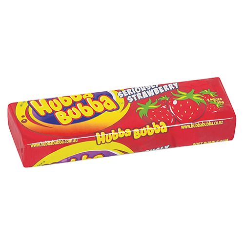 Hubba Bubba Seriously Strawberry Bubblegum 35g