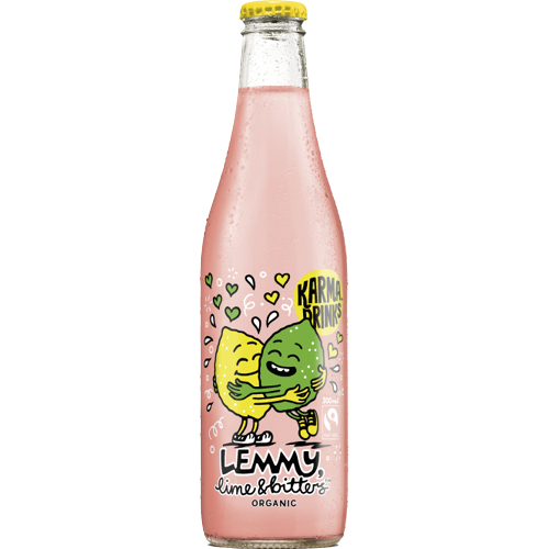 Karma Organic Lemmy Lime & Bitters Soft Drink 15 x 300ml