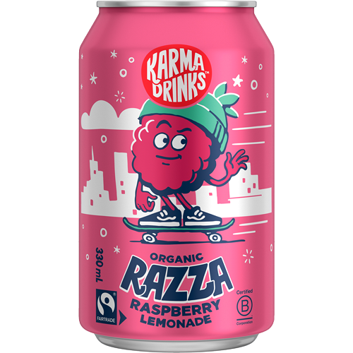 Karma Drinks Organic Razza Raspberry Lemonade Can 12 x 330ml