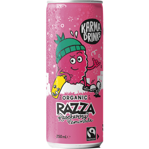 Karma Organic Razza Raspberry Lemonade Soft Drink 12 x 250ml