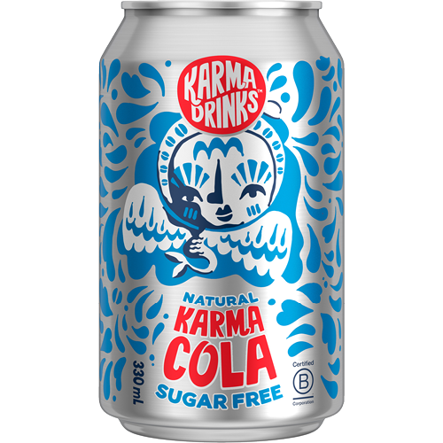 Karma Drinks Sugar Free Karma Cola Soft Drink 12 x 330ml