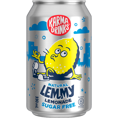 Karma Drinks Sugar Free Lemmy Lemonade Soft Drink 12 x 330ml