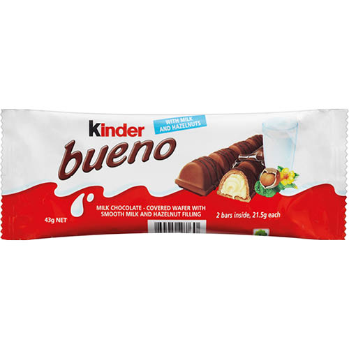 Kinder Bueno Chocolate Bar 30 x 2 x 22g