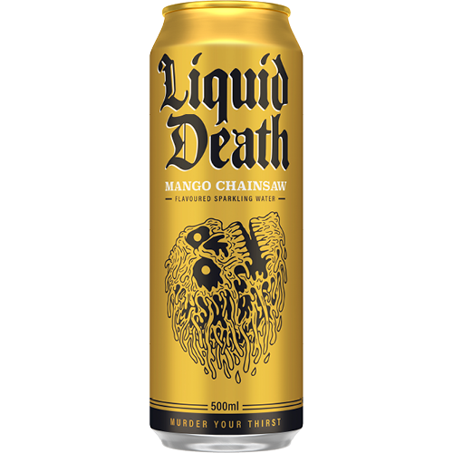 Liquid Death Mango Chainsaw Sparkling Water 12 x 500ml