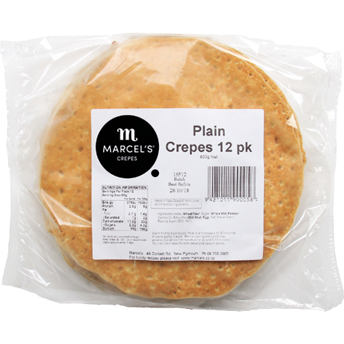 Marcel's Plain Crepes 12pk