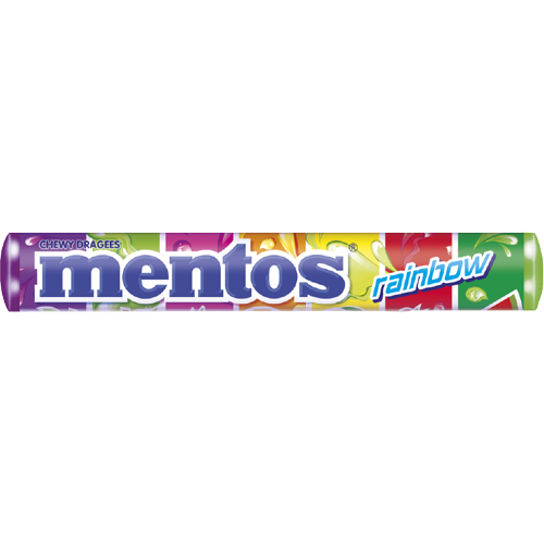 Mentos Rainbow Roll 40 x 37.5g