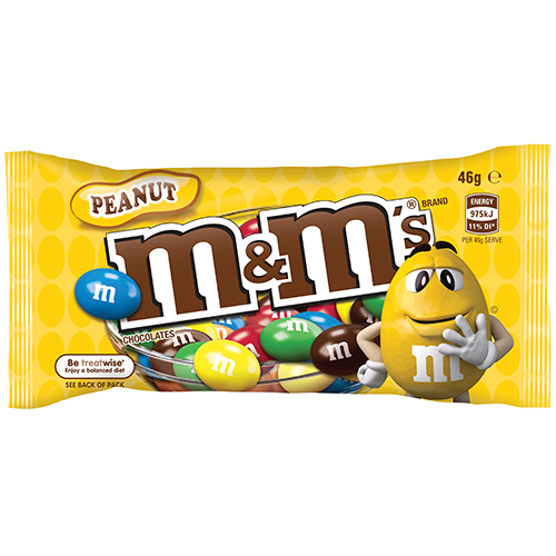 M&M's Peanut Chocolate Bag 12 x 46g