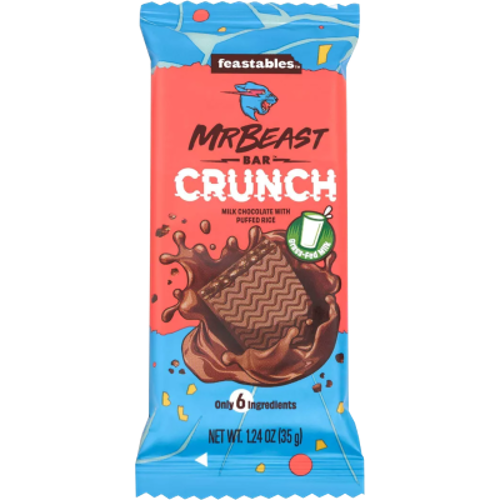 Mr Beast Feastables Crunch Confectionery 24 x 35g