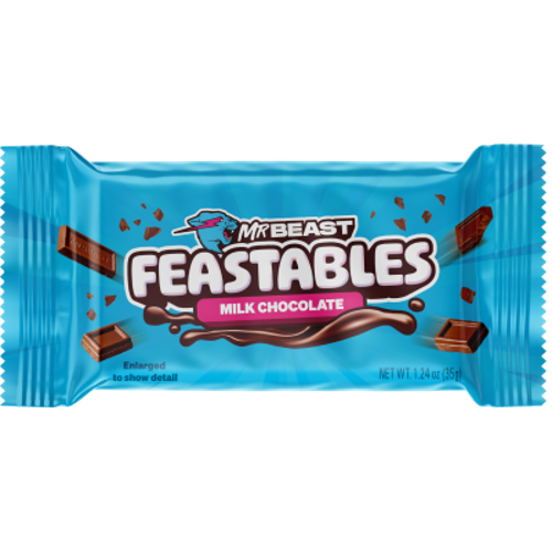 Mr Beast Feastables Milk Chocolate Bar 24 x 35g