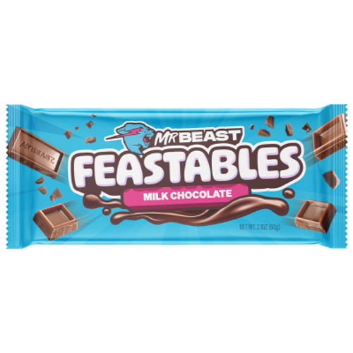 Mr Beast Feastables Milk Chocolate Bar 10 x 60g