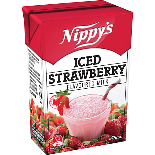 Iced Strawberry Flavoured Milk 375ml x 24