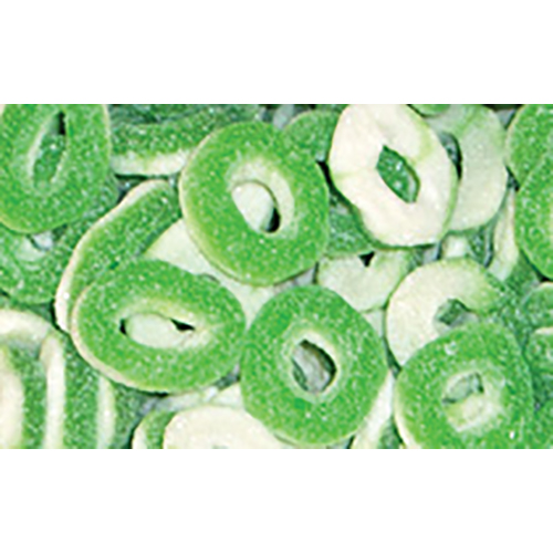 Sour Apple Rings 2kg Bulk Bag