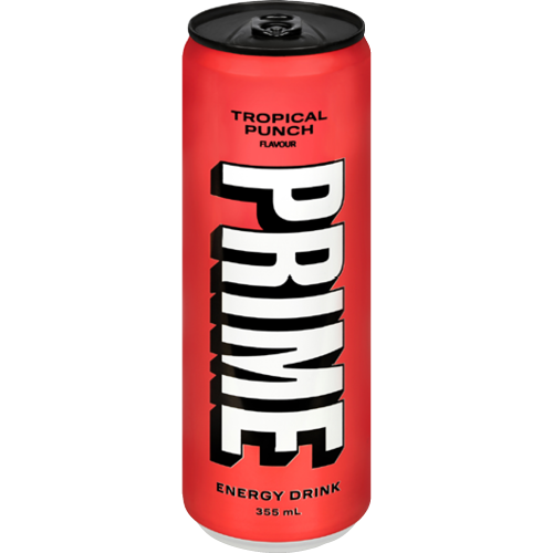 Prime Tropical Punch Energy Drink 24 x 355ml