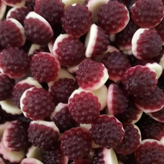 Rainbow Confectionery Boysenberries and Creams 1kg Bulk Bag