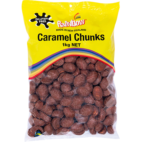 Caramel Chunks 1kg Bulk Bag