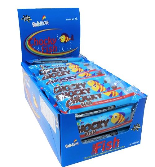 Wrapped Chocky Fish 25g