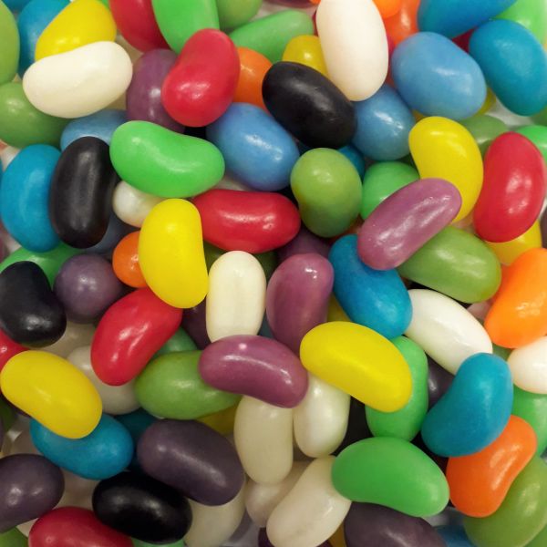 Rainbow Confectionery Giant Jelly Beans 1kg Bulk Bag