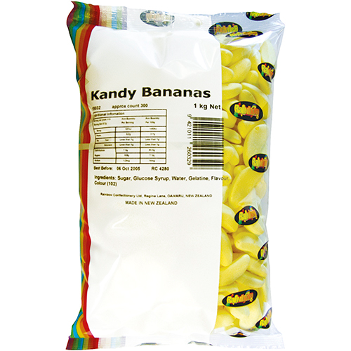 Kandy Bananas 1kg Bulk Bag
