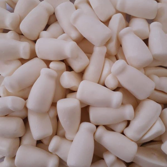 Rainbow Confectionery Milk Bottles 1kg Bulk Bag