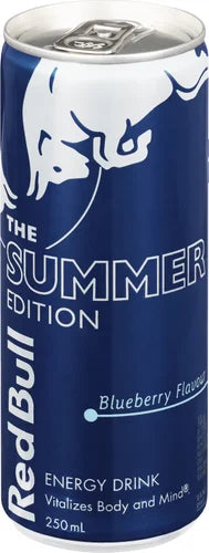 Red Bull The Summer Edition Blueberry Flavour Energy Drink 12 x 250ml