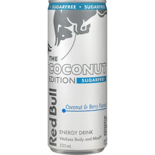 Red Bull Sugar Free Coconut Edition Energy Drink 12 x 250ml