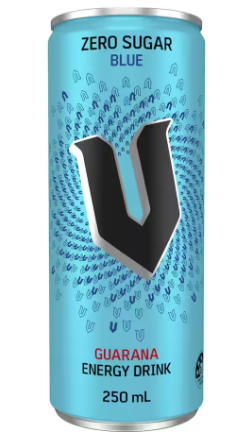 V Zero Sugar Blue Guarana Energy Inu 24 x 250ml